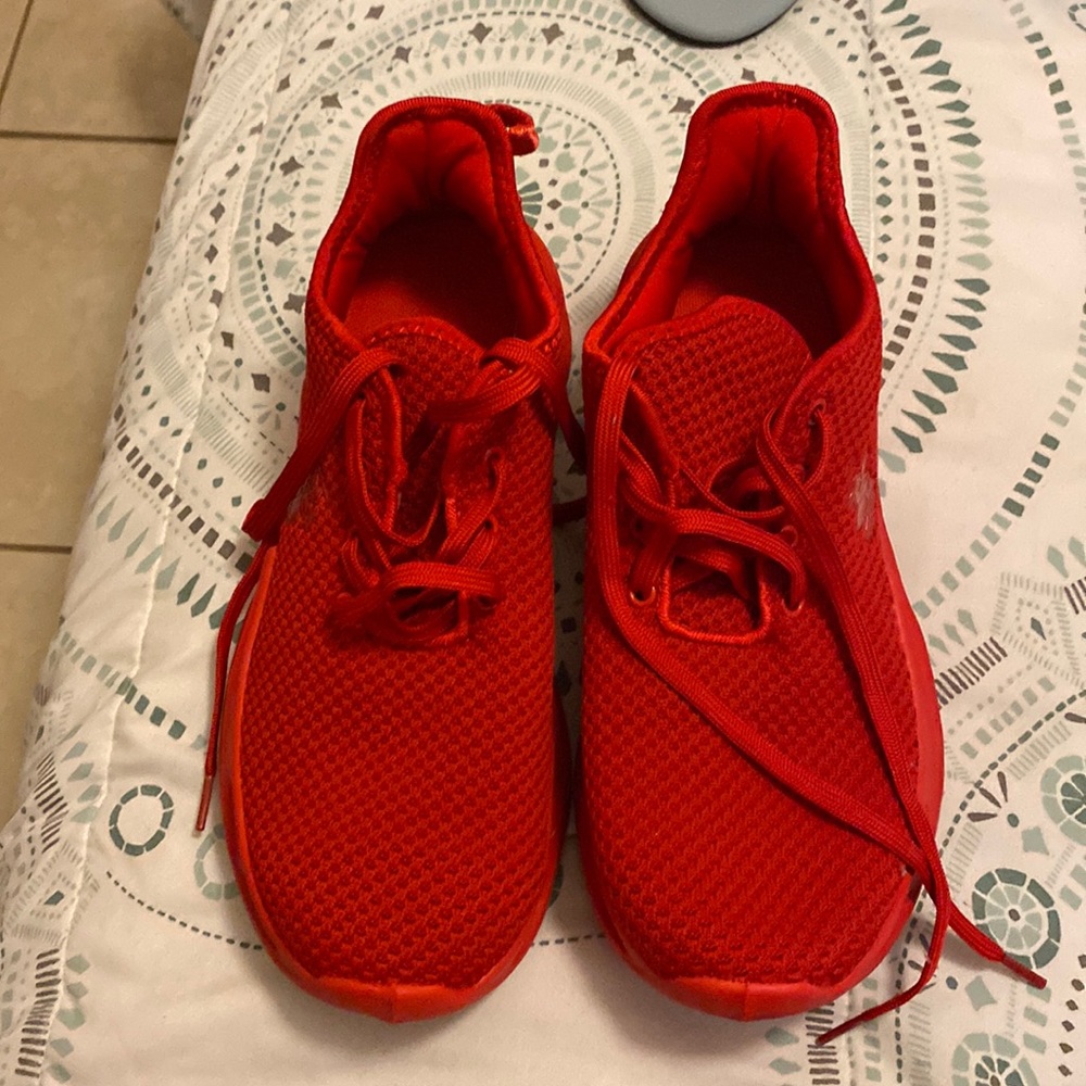 Red man shoes